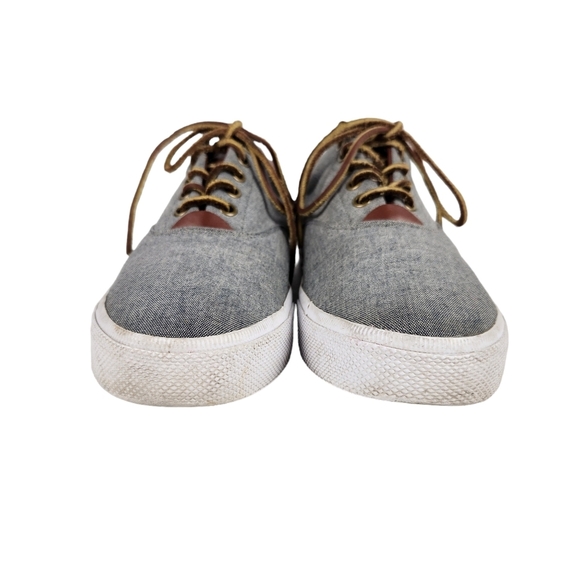 Polo by Ralph Lauren Vaughn Chambray Leather Dock Shoes Sneakers Men's Size 9.5 - Picture 6 of 12